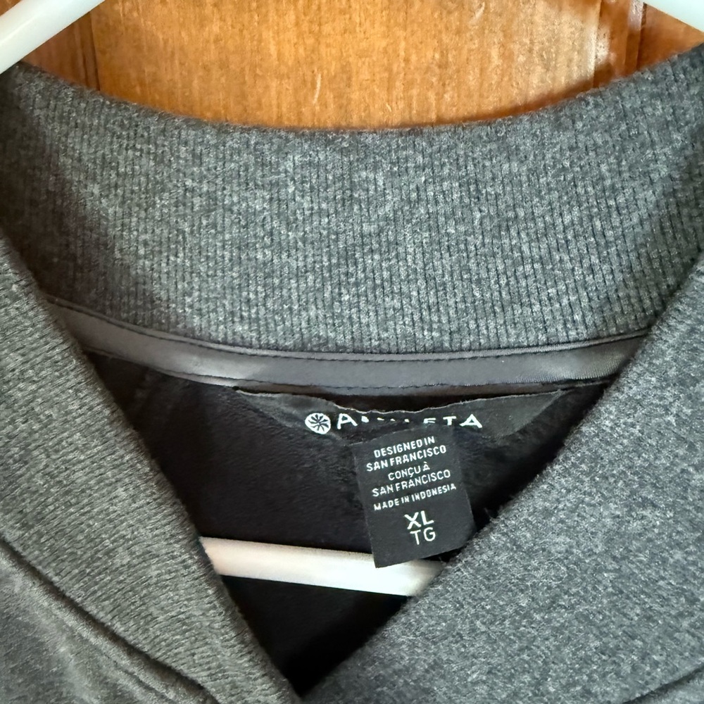 Athleta Grey Bomber Jacket - image 3